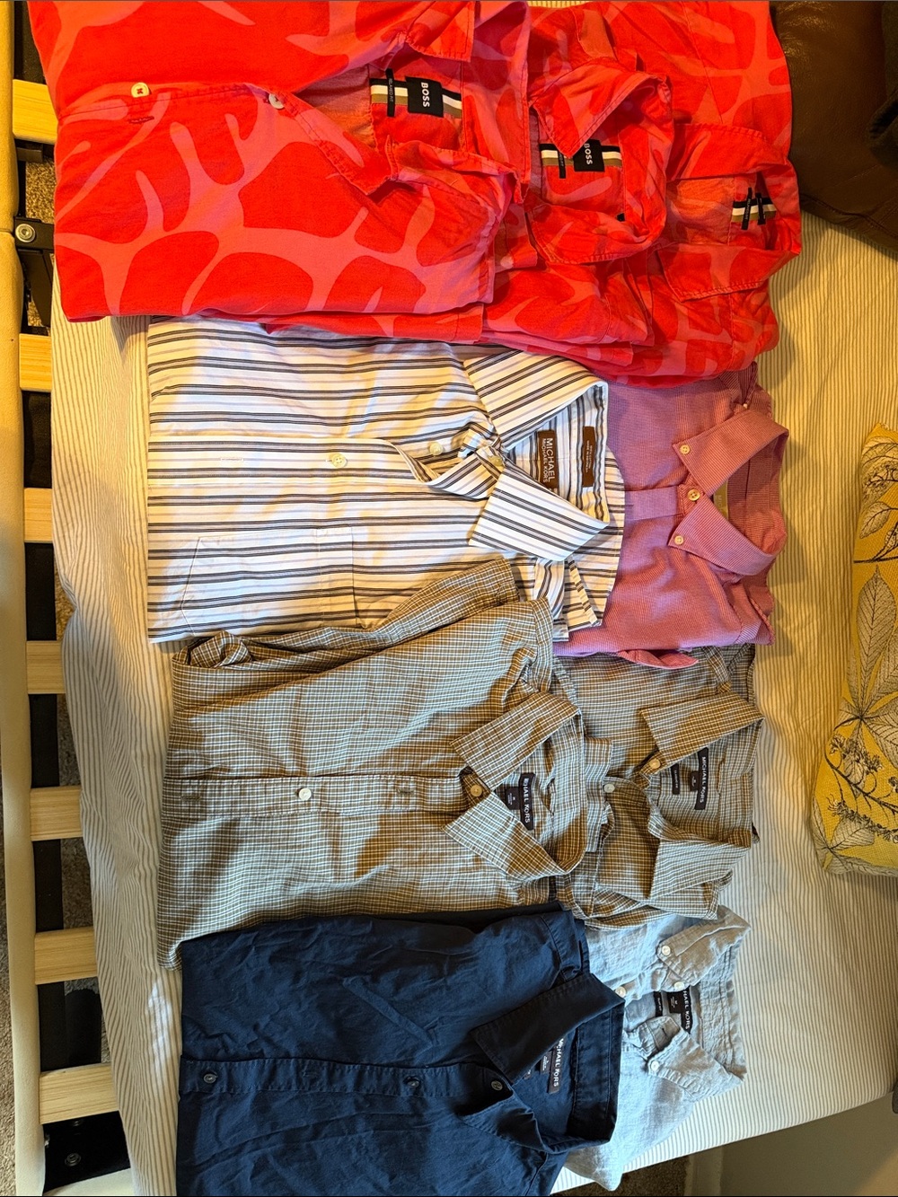 Michael kors and Boss shirts